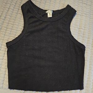 Bozzolo women's crop top size medium, black